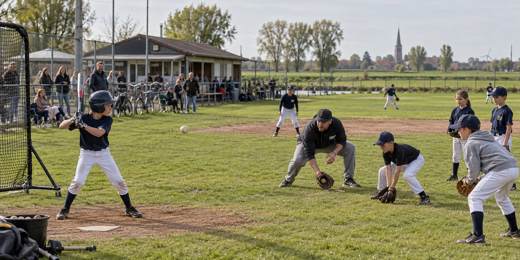 Briefing d'avant-match : visuel accompagnant le dossier Pourquoi le baseball séduit les enfants flamands